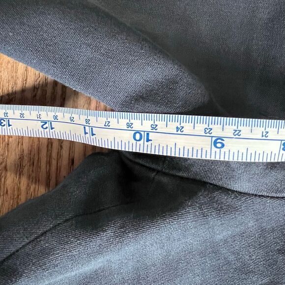 Everlane side zip navy stretch pants ankle size 4 small - Picture 9 of 11